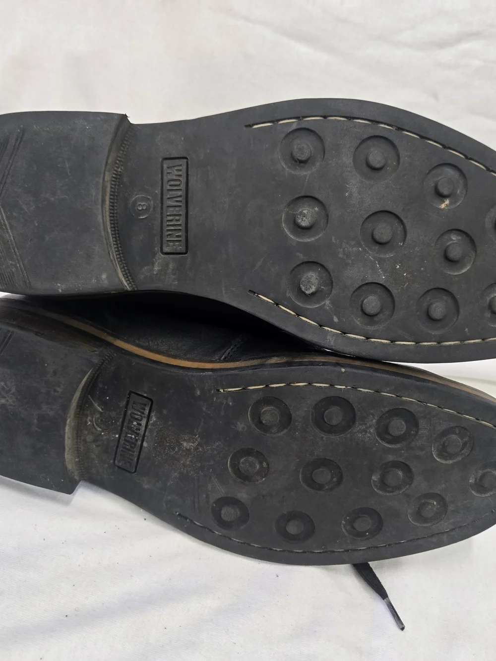 Wolverine Black Leather Chukka Lace-Up Boots